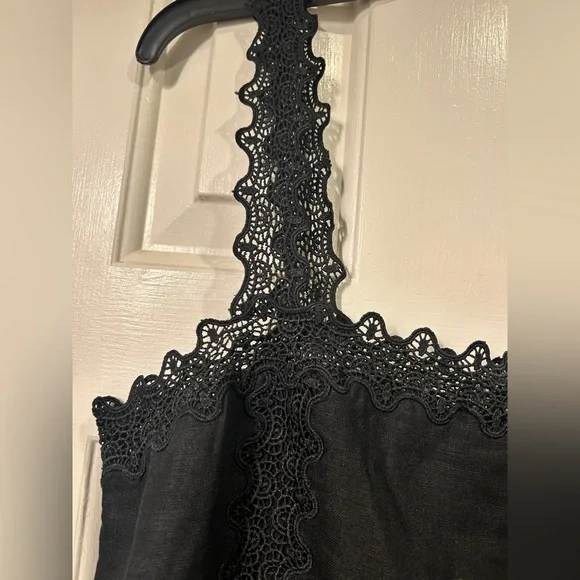 J.Crew | NWT Lace-trim shift dress in Black | Sz 12 - Picture 4 of 11